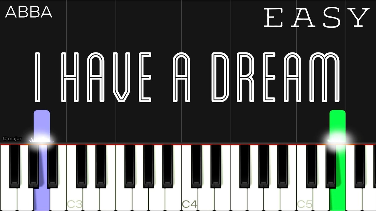 ABBA - I Have A Dream | EASY Piano Tutorial - YouTube