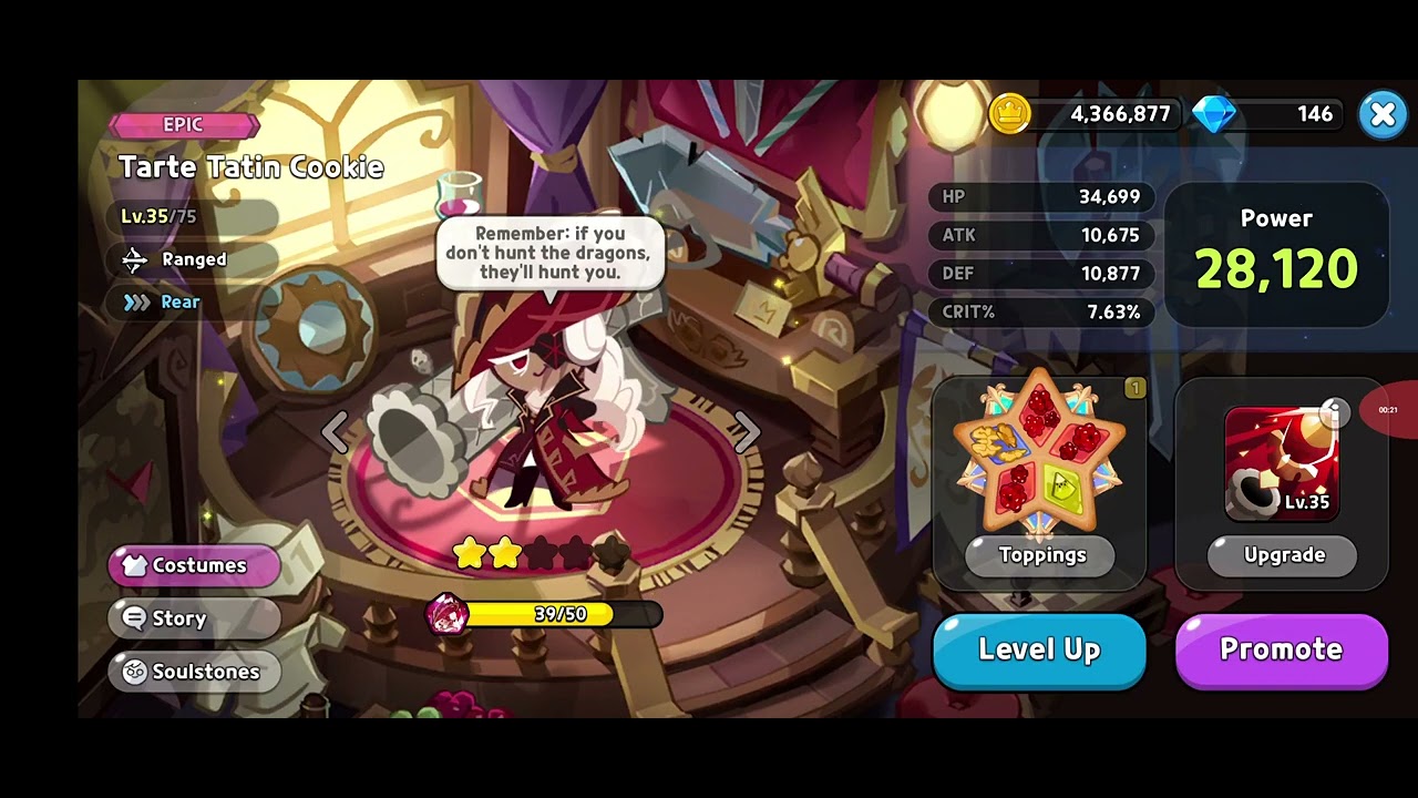 tarte tatin cookies voice lines YouTube