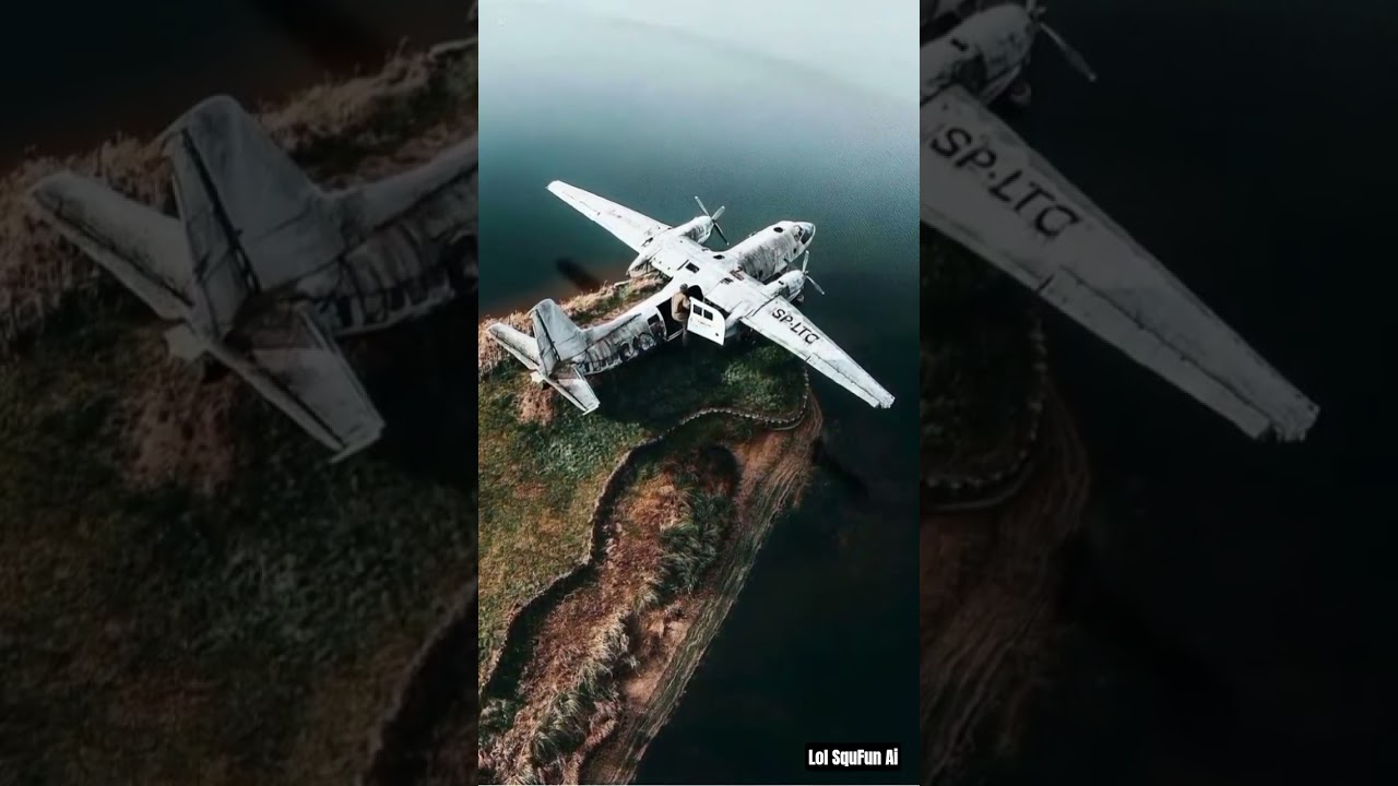 Nature vs Machine: Abandoned Plane Awakens in a Misty Canyon! 