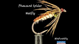 Tying a Pheasant Spider Wetfly - Tied by Matthias Dibiasi - DePunkt Fly