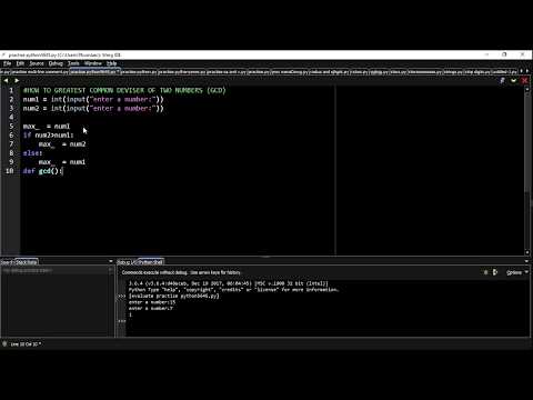 gcd in python