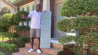 Wood Composite Shutters - Board and Batten