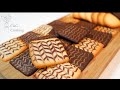 ラングドシャの作り方 | 卵白消費 ラングドシャ 簡単お菓子 お菓子作り asmr