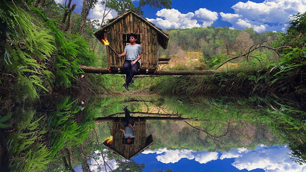 Survival Alone In The Forest In The Cold Winter Build A House Hanging Survival alone in the forest in the cold winter build a house hanging
