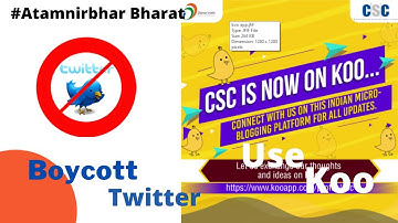 Koo Apps Kya hai kaise Use Karein Jaane is video me #koo