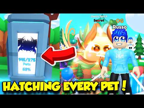 Hatching EVERY PET in TAP SIMULATOR REBORN... *HARD*