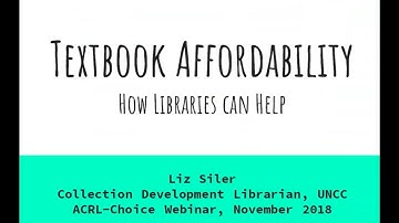 Case studies on course material affordability programs at North American University Libraries