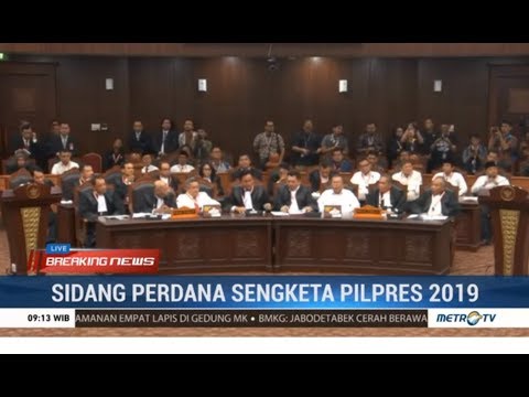 Sidang Perdana Sengketa Pilpres 2019 Dibuka, Semua Kubu Memperkenalkan Diri