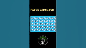 How Good are Your Eyes? Find the Odd One Out! A Visual Challenge | #brainteaser #spotthedifference