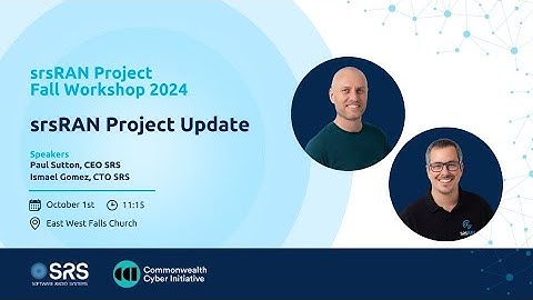 2024 srsRAN Fall Workshop: srsRAN Project Update