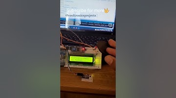 Magnetic field detector🧲💡 #shorts #ytshorts #diy #magnetdetector #arduinoproject #engineeringproject