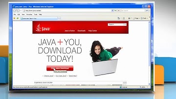 Windows® XP: How to install Java® in Internet Explorer® 7