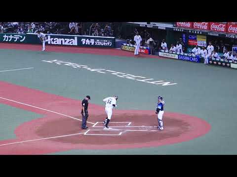 2021.9/25 西武‐ロッテ 21回戦　1回表　レアードの25号2ランホームラン