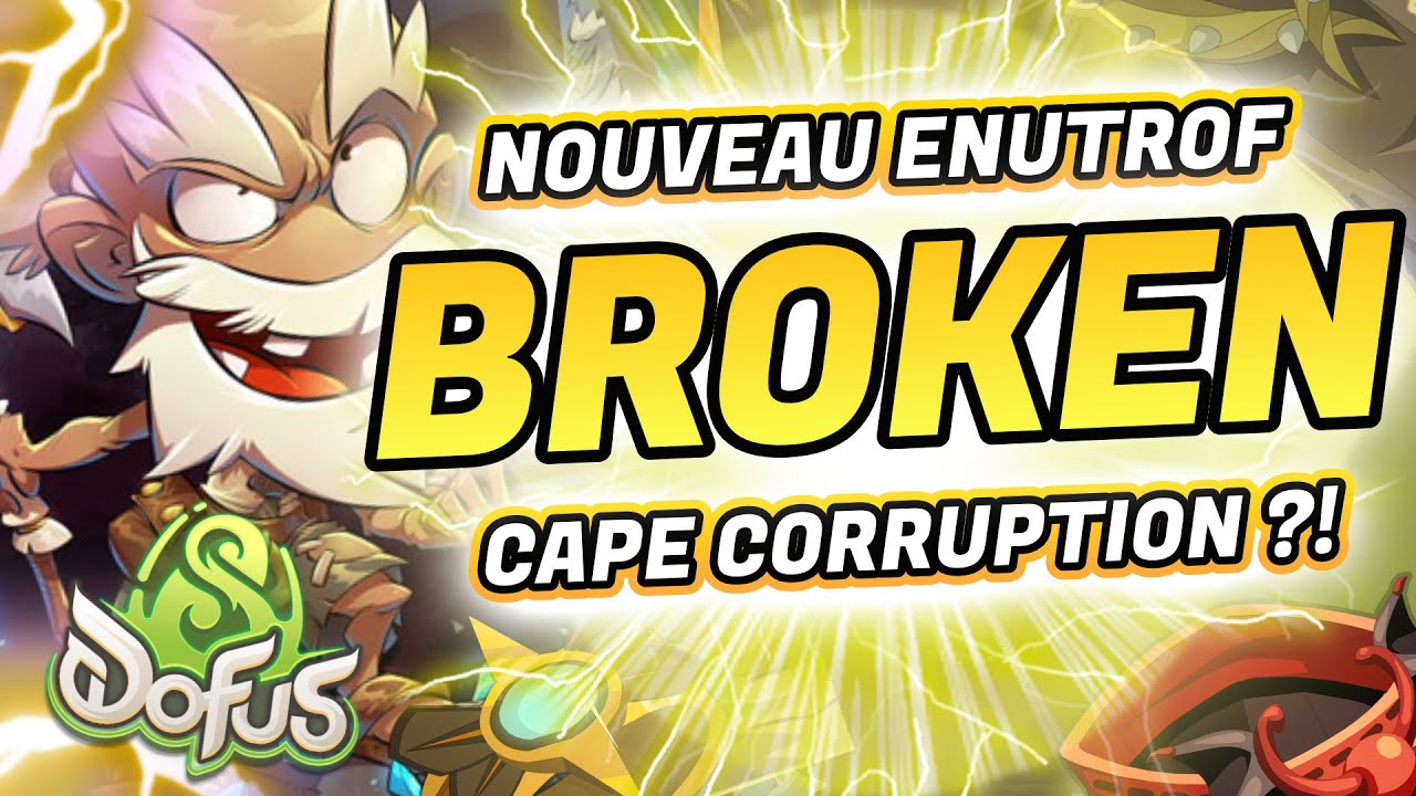 NOUVEAU STUFF ENUTROF CORRUPTION FEU SUR DOFUS 3 ?!