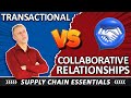 Transactional vs. Collaborative Relationships in Supply Chain – What’s the Difference?