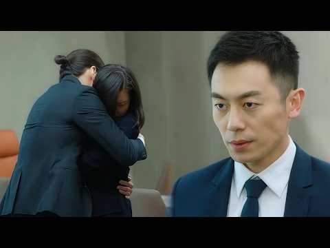 Husband leaves work early, catches wife hugging lover. He asks for divorce; she cries regretfully.