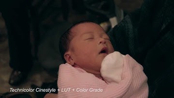 Technicolor Cinestyle LUT with Color Grade