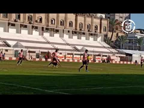 هدف محمود صلاح لاعب بلدية المحلة في مرمى بيلا