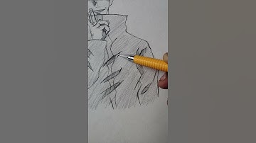 Draw ✨ gojo with domain expansion #like #subscribe #animedrawing #jujutsukaisen #trending