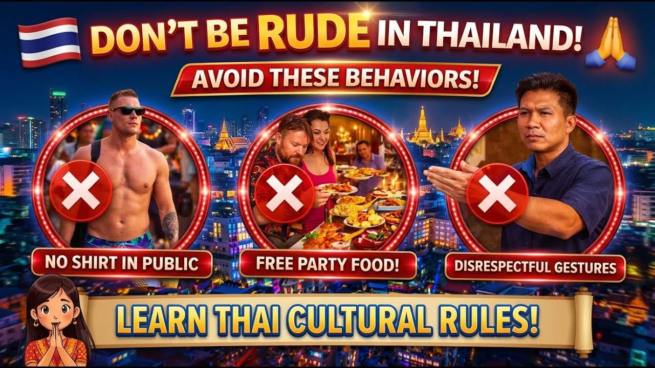 Правила поведения в Таиланде, которые вы ОБЯЗАТЕЛЬНО должны знать | Туристы часто допускают эти о...