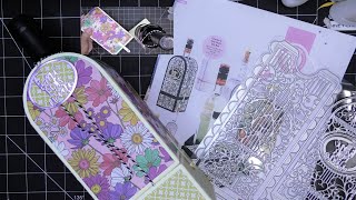 Tonic Studios Showcase: "Vino Vault Gift Box" Dies Set Review Tutorial! Just So Awesome!
