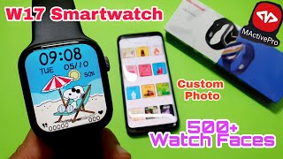 Get 500+ Watchfaces in W17 Smartwatch | How to Set custom watch face in w17 Smartwatch MAtivePro App screenshot 3