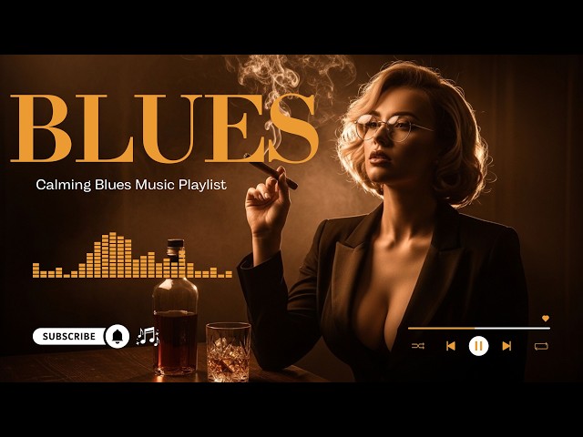 Relaxing Whiskey Blues Music 🎸 Heartbrake, Pride, Struggle, Resilience and Raw Emotional Vocals
