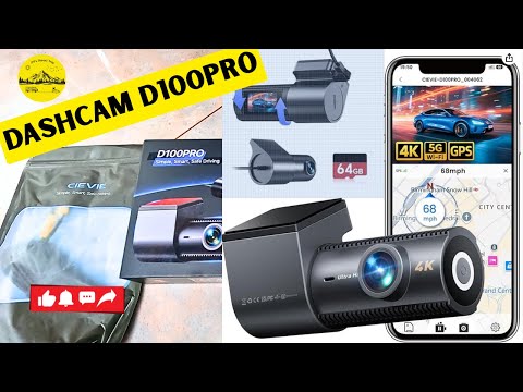 CIEVIE D100 PRO THE Perfect Dashcam With GPS For Campervans And Vans