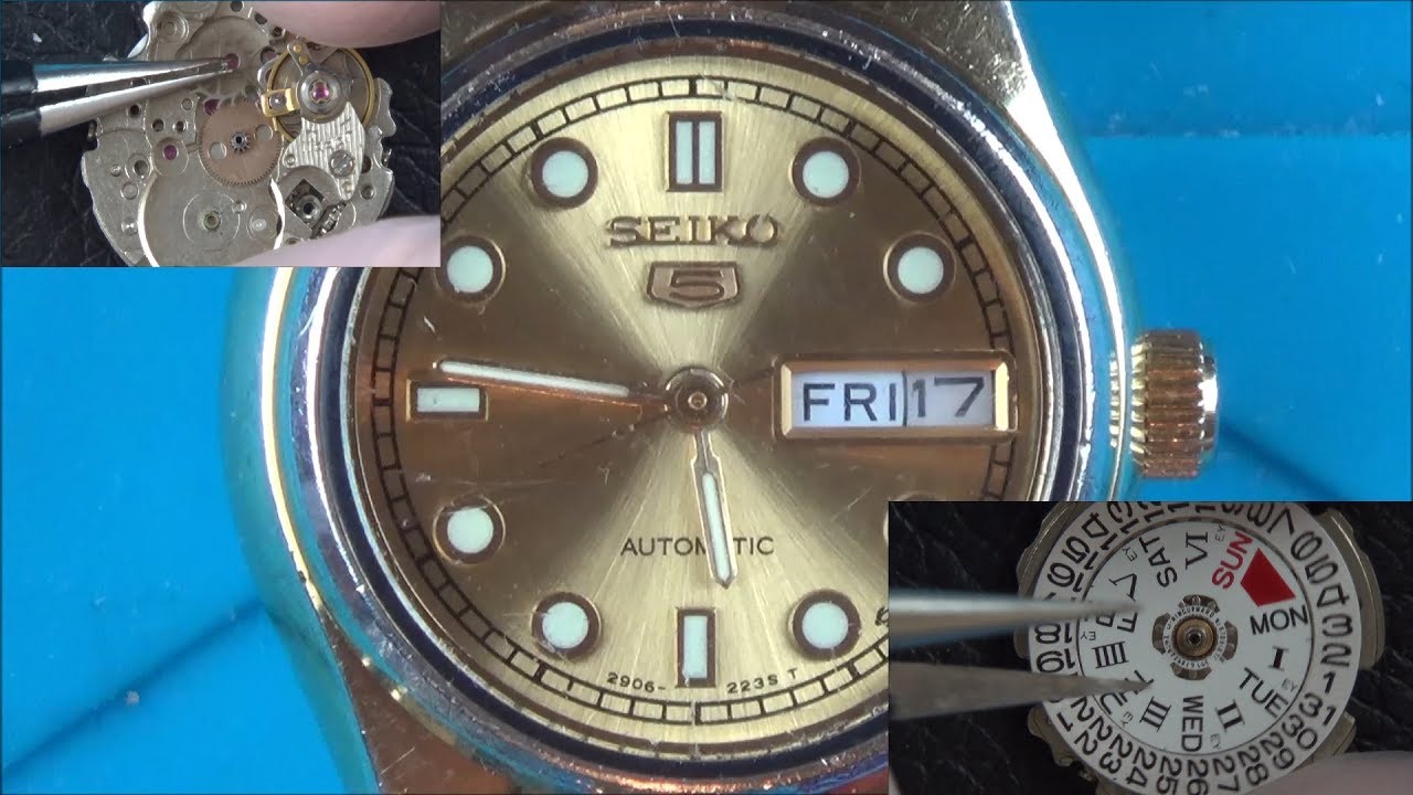 Trying to FIX a Faulty 1980 Lady's Seiko Automatic Watch (2906 Movement) -  YouTube