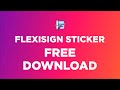 FlexiSign: FlexiSign Sticker Free Download