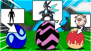 We hatch eggs then fight, but they're RANDOMIZED