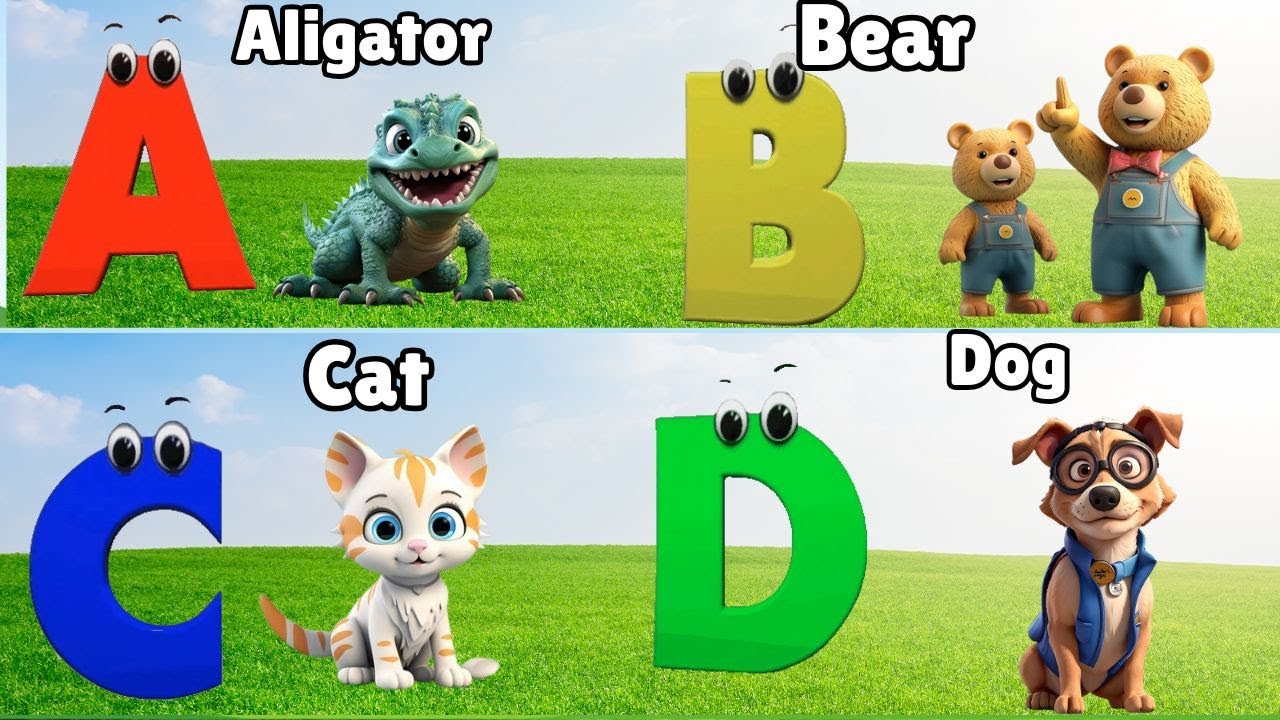 ABC Song | ABC Phonics Song - Animal song , Learning Video for toddlers ...