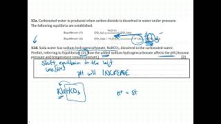 IB Chemistry Topics 7 and 8 Review Problem Set ANSWERS  #12