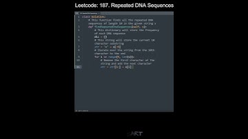 Leetcode 187. Repeated DNA Sequences in Python | Python Leetcode | Python Coding Tutorial | ASMR