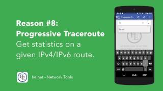 HE.net Network Tools mobile app demo screenshot 4