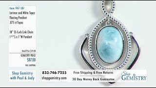 Larimar Necklace With Pizzazz | Jewelry And Gemstones | Judy Crowell Style