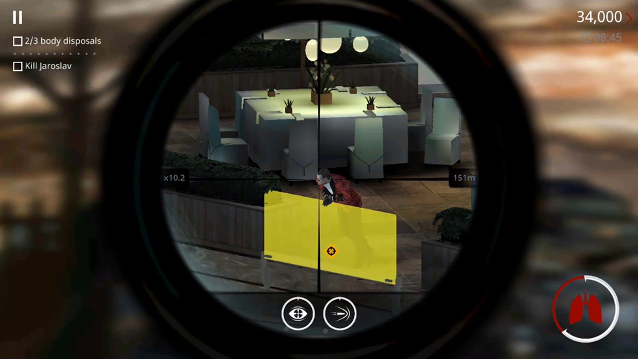 HITMAN - SNIPER CHALLENGE| GAMEPLAY [ANDROID MOBILE] 40-50FPS