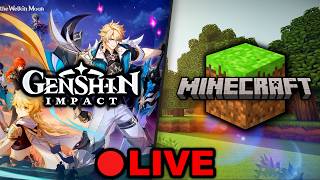 Genshin Impact Dailies &amp; Quests! ➜ NEW Modded Minecraft SMP! | LIVE