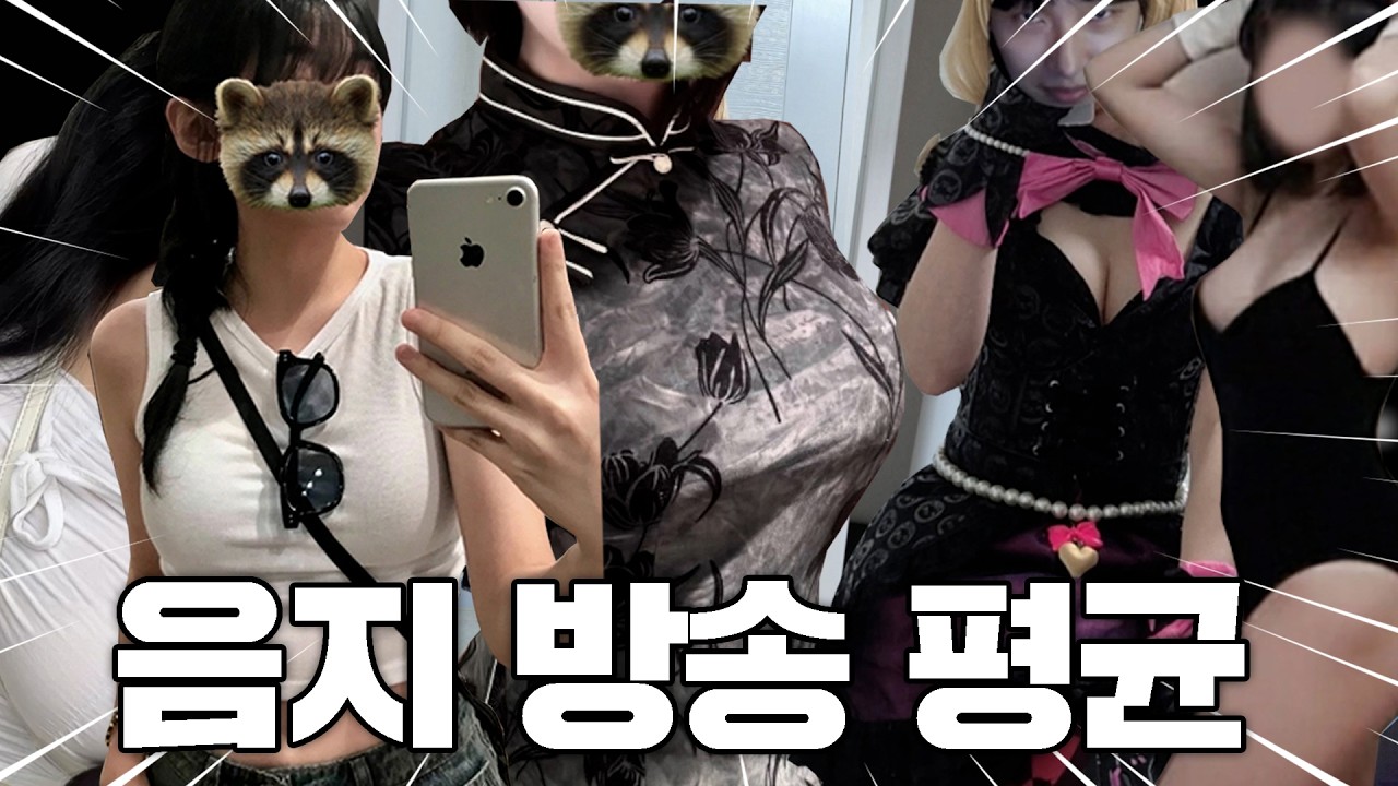 음지 스트리머 보는 여자 시청자들 평균