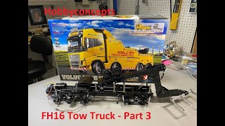 Tamiya 1/14 Volvo FH16 Tow Truck Build - Part 3 Towing Frame & Boom