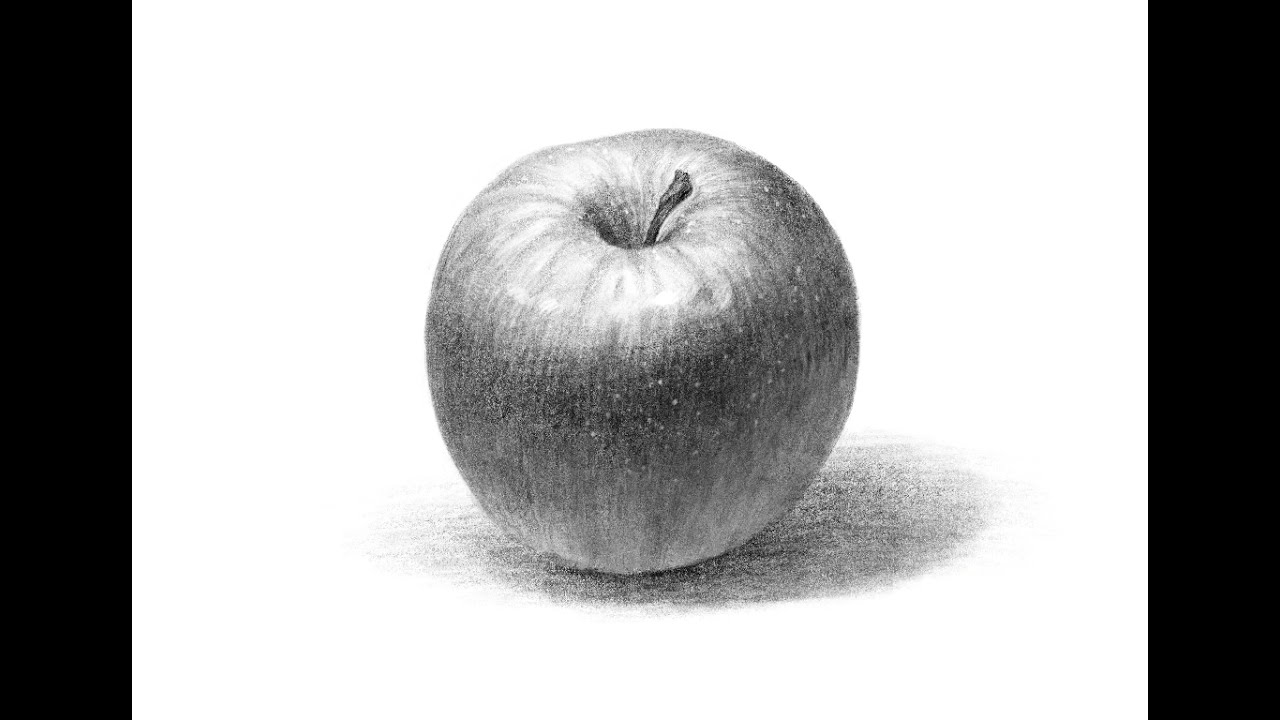 りんごの描き方 - YouTube
