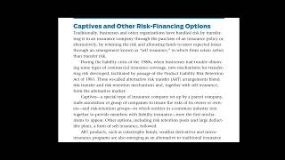 Exploring Risk Financing Options: The Role of Captives and Other Strategies