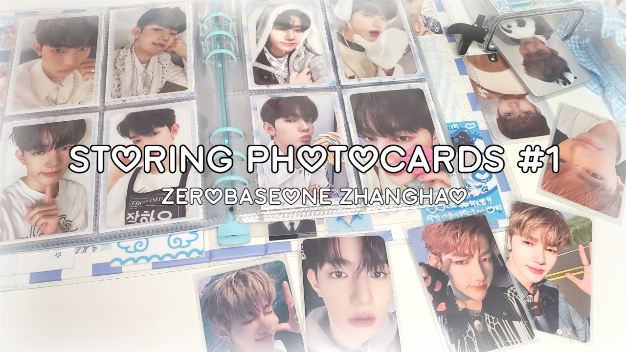 Storing photocards #1 ⋆.˚ |꒰ + zb1 zhanghao! ꒱