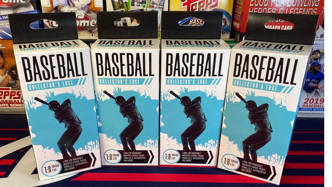 (4) Walgreens Baseball Collectors Edge Mystery Boxes!! No Junk Wax