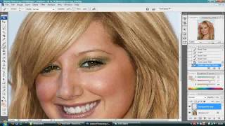 Photoshop Makeover - Ashley Tisdale