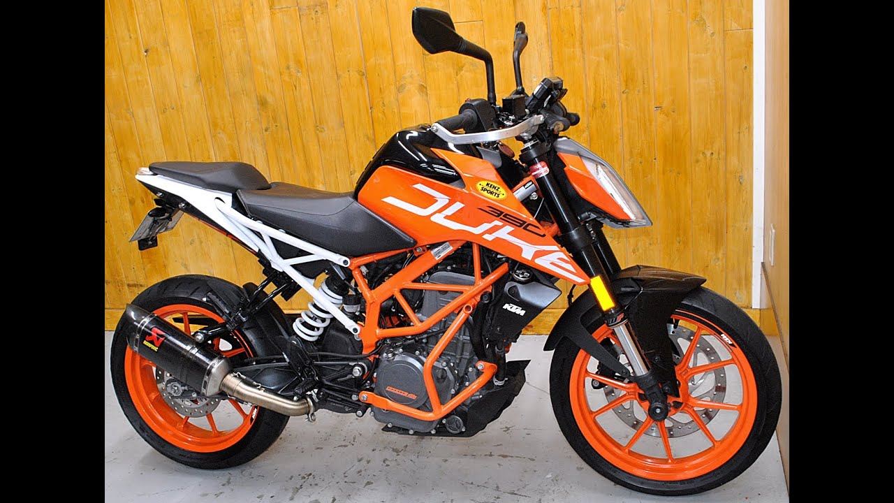 KTM 390Duke(2019) exhaust sound with Akrapovic muffler and details