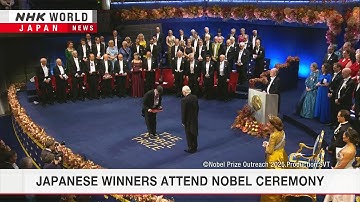 Japanese scientists honored at Nobel ceremonyーNHK WORLD-JAPAN NEWS