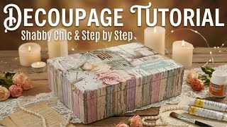 Shabby Chic Decoupage Box | Easy Step-by-Step DIY Tutorial