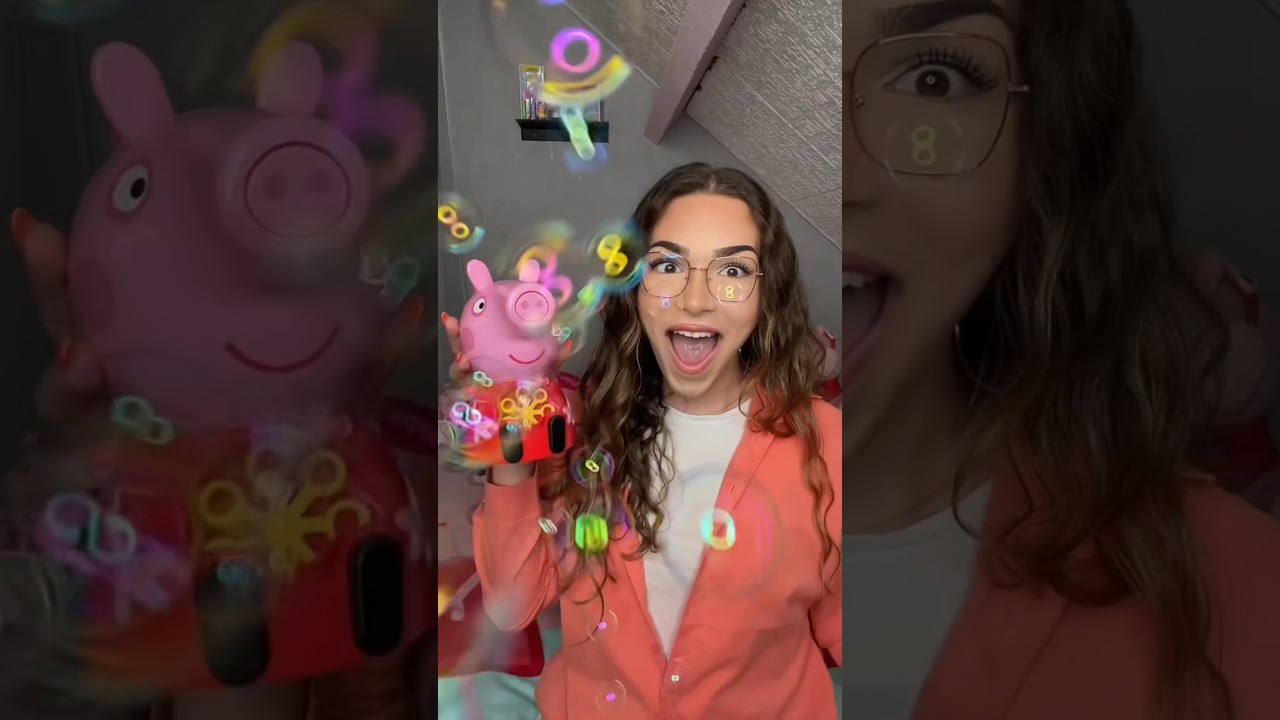 Machine à bulles Peppa Pig : Achat occasion | Jouets d'activité et Montessori Peppa Pig Rose