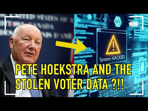 PETE HOEKSTRA AND THE STOLEN VOTER DATA ?!!